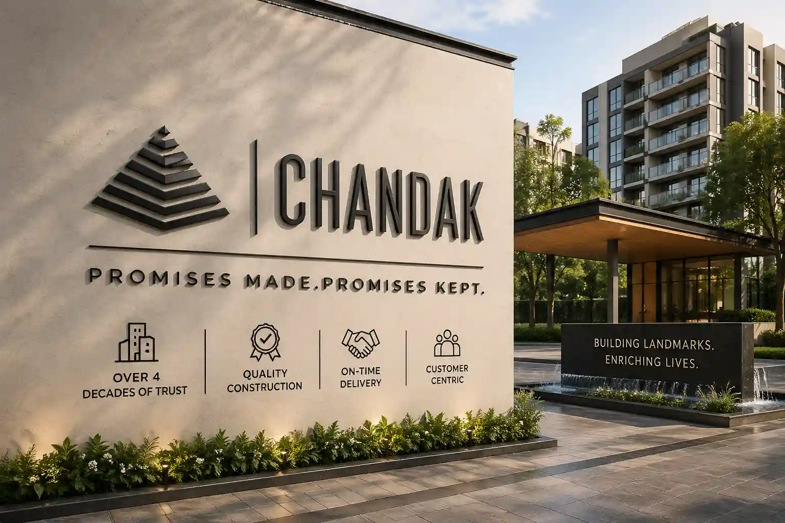 Chandak Group logo trusted real estate developer Mumbai Goregaon