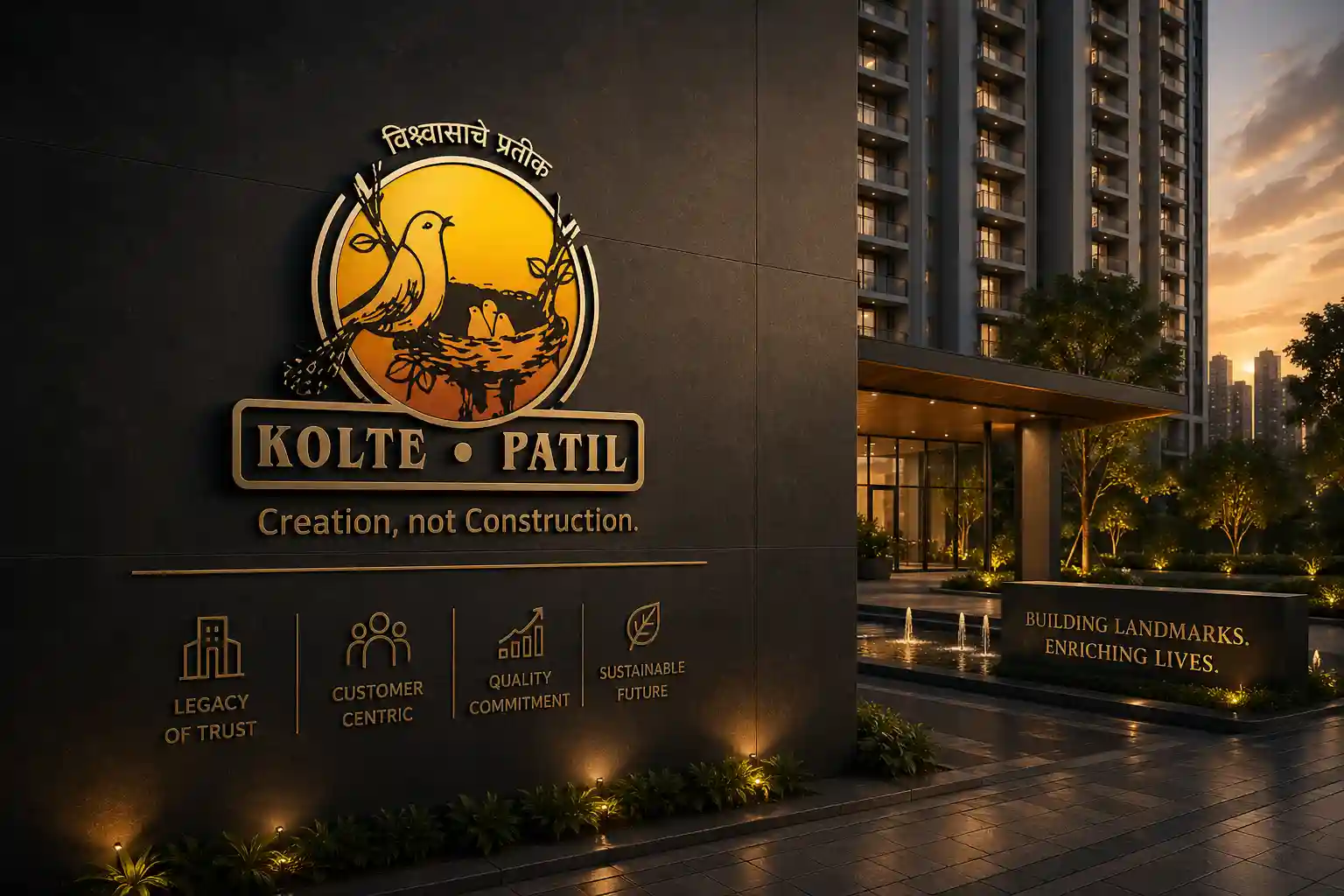 Kolte Patil Limited logo trusted real estate builder Mumbai Goregaon
